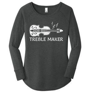 Cool Violin Player Violinist Viola Lover Women's Perfect Tri Tunic Long Sleeve Shirt