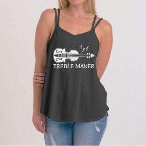 Cool Violin Player Violinist Viola Lover Women's Strappy Tank