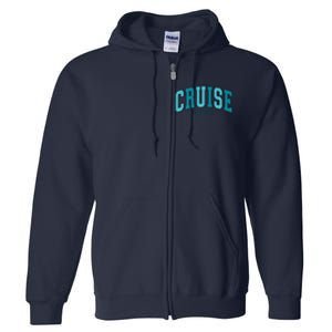 Cruise Vibes Premium Full Zip Hoodie