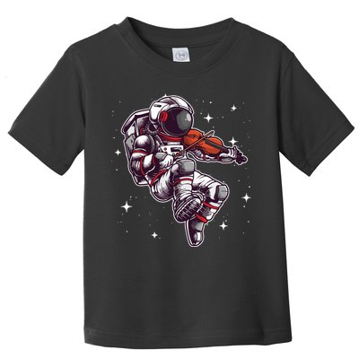Cool Violin Player Astronaut For Men Women Viola Music Lover Toddler T-Shirt
