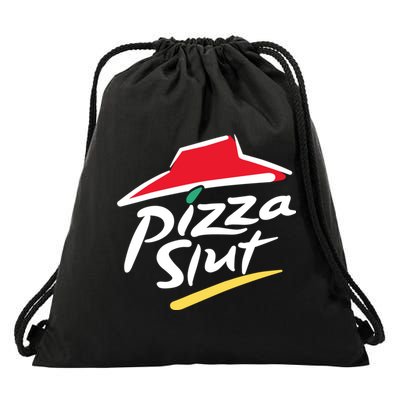 Cool Vintage Pizza Slut For Men And Women Drawstring Bag