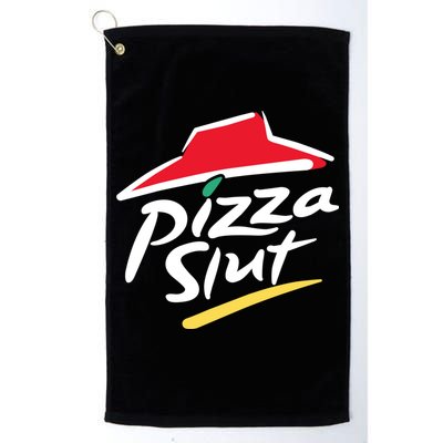 Cool Vintage Pizza Slut For Men And Women Golf Towel