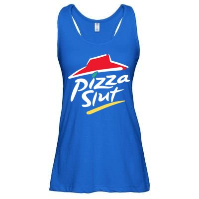Cool Vintage Pizza Slut For Men And Women Ladies Essential Flowy Tank