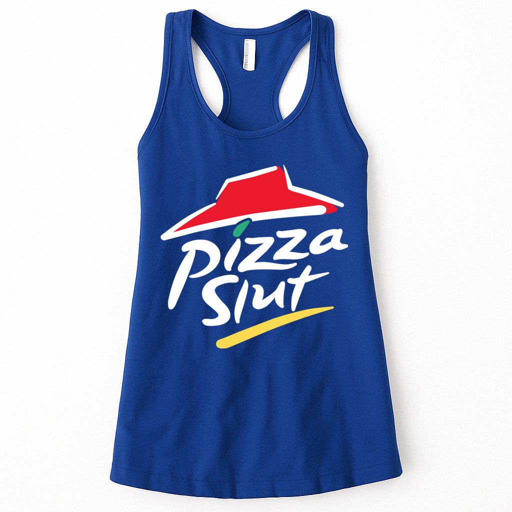 Cool Vintage Pizza Slut For Men And Women Womens Tank Top