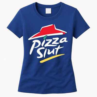 Cool Vintage Pizza Slut For Men And Women Womens T-Shirt