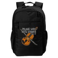 Christian Violin Player Praise Him With Strings Daily Commute Backpack