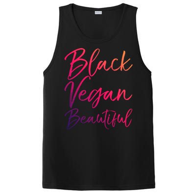 Cute Vegan Quote Funny Vegetarian Gift Black Vegan Beautiful Gift PosiCharge Competitor Tank