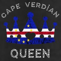 Cape Verde Queen Cape Verdean Pride Cape Verdean Crown 7 Panel Mesh Trucker Snapback Hat