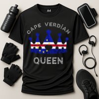 Cape Verde Queen Cape Verdean Pride Cape Verdean Crown Cooling Performance Crew T-Shirt