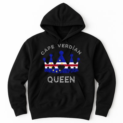 Cape Verde Queen Cape Verdean Pride Cape Verdean Crown Hoodie