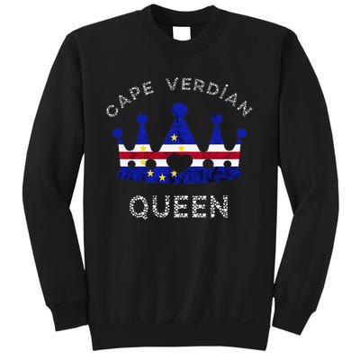 Cape Verde Queen Cape Verdean Pride Cape Verdean Crown Sweatshirt