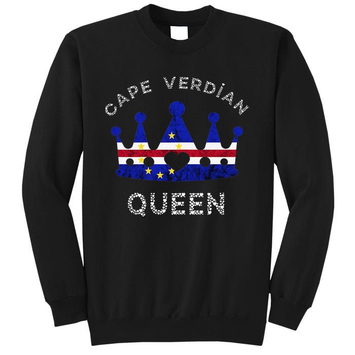 Cape Verde Queen Cape Verdean Pride Cape Verdean Crown Sweatshirt