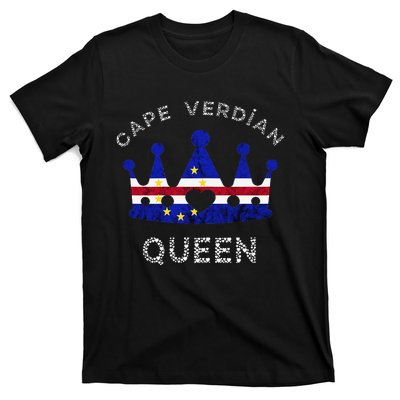 Cape Verde Queen Cape Verdean Pride Cape Verdean Crown T-Shirt