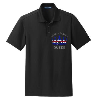 Cape Verde Queen Cape Verdean Pride Cape Verdean Crown Dry Zone Grid Polo