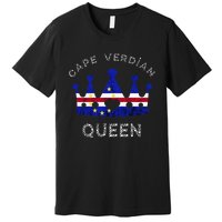 Cape Verde Queen Cape Verdean Pride Cape Verdean Crown Premium T-Shirt