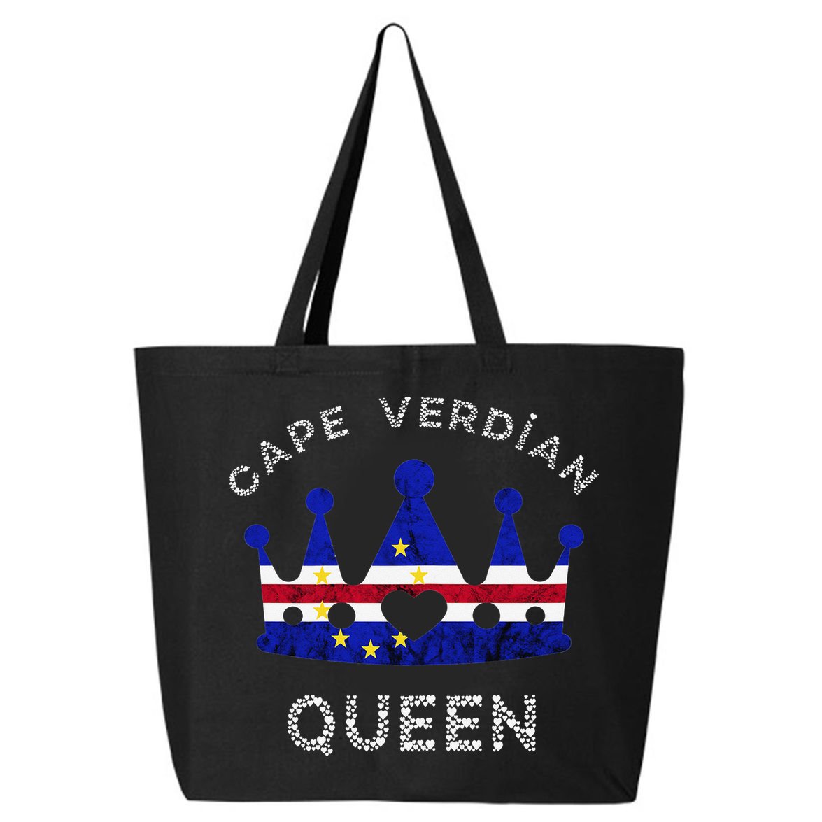 Cape Verde Queen Cape Verdean Pride Cape Verdean Crown 25L Jumbo Tote