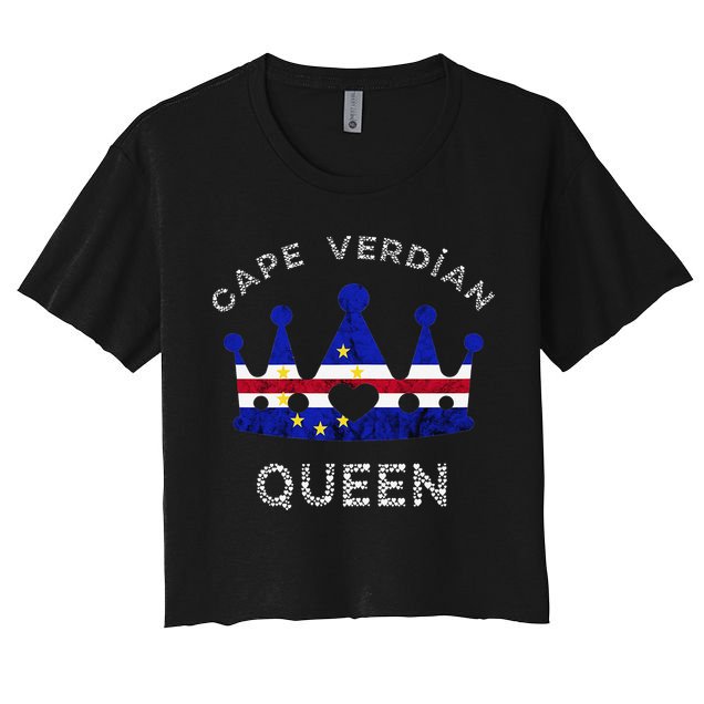Cape Verde Queen Cape Verdean Pride Cape Verdean Crown Crop Top