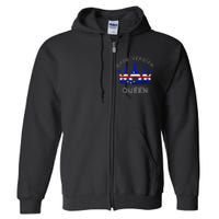 Cape Verde Queen Cape Verdean Pride Cape Verdean Crown Full Zip Hoodie