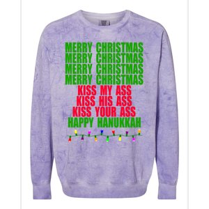 Christmas Vacation Quote Merry Christmas Essential Colorblast Crewneck Sweatshirt