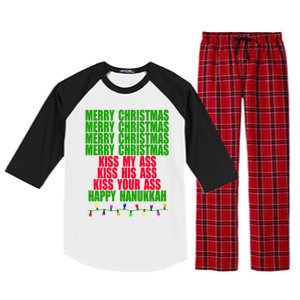 Christmas Vacation Quote Merry Christmas Essential Raglan Sleeve Pajama Set