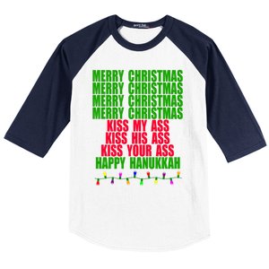 Christmas Vacation Quote Merry Christmas Essential Baseball Sleeve Shirt