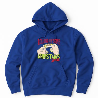 Christmas Vibes Rolling Up Some Christmas Spirit Gift Hoodie