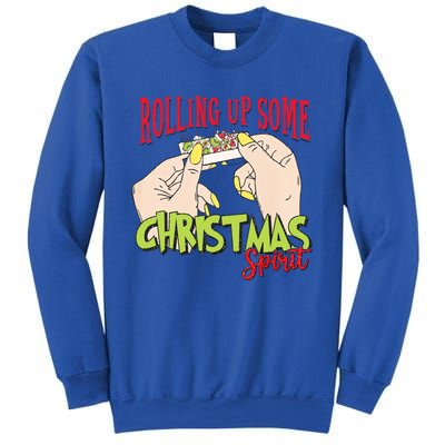 Christmas Vibes Rolling Up Some Christmas Spirit Gift Sweatshirt