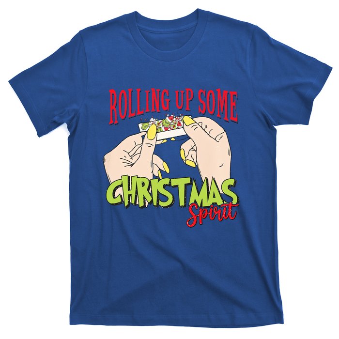 Christmas Vibes Rolling Up Some Christmas Spirit Gift T-Shirt