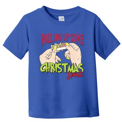 Christmas Vibes Rolling Up Some Christmas Spirit Gift Toddler T-Shirt