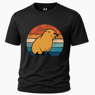 Capybara Vintage Rodent Funny Capybara Performance Shirt