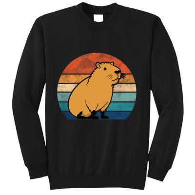 Capybara Vintage Rodent Funny Capybara Sweatshirt