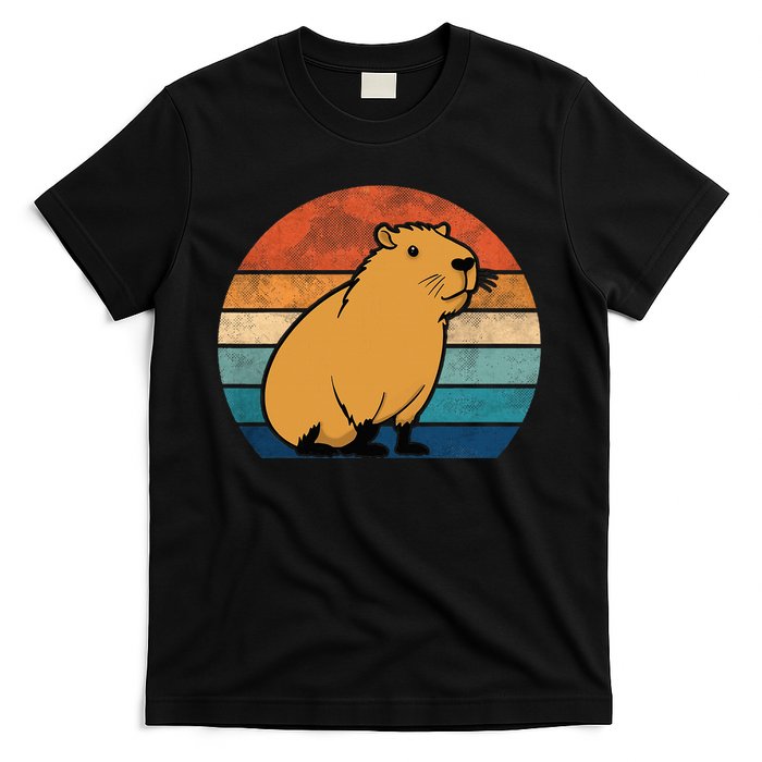 Capybara Vintage Rodent Funny Capybara T-Shirt