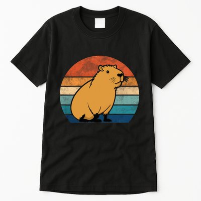 Capybara Vintage Rodent Funny Capybara Tall T-Shirt