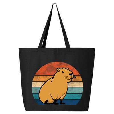 Capybara Vintage Rodent Funny Capybara 25L Jumbo Tote