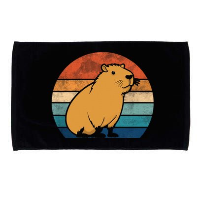 Capybara Vintage Rodent Funny Capybara Microfiber Hand Towel