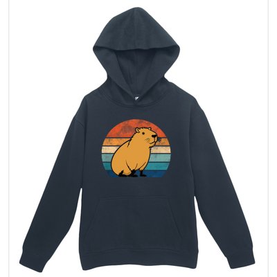 Capybara Vintage Rodent Funny Capybara Urban Pullover Hoodie