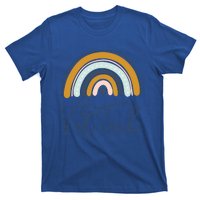 Cute Veterinarian Rainbow Paw Print Heartbeat Vet Tech Cool Gift T-Shirt