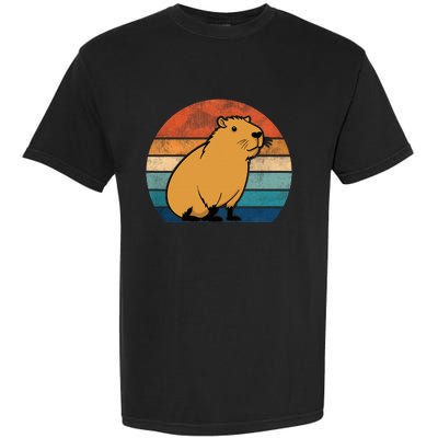 Capybara Vintage Rodent Funny Capybara Garment-Dyed Heavyweight T-Shirt