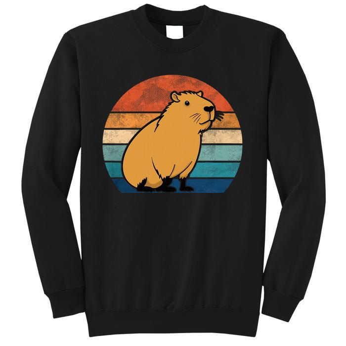 Capybara Vintage Rodent Funny Capybara Sweatshirt