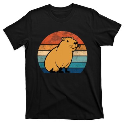 Capybara Vintage Rodent Funny Capybara T-Shirt