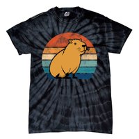 Capybara Vintage Rodent Funny Capybara Tie-Dye T-Shirt