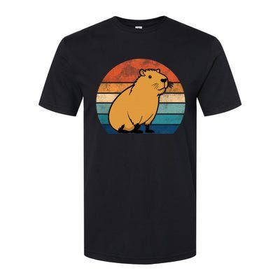 Capybara Vintage Rodent Funny Capybara Softstyle® CVC T-Shirt