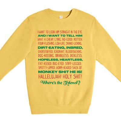 Christmas Vacation Rant Unisex Crewneck Gift Premium Crewneck Sweatshirt