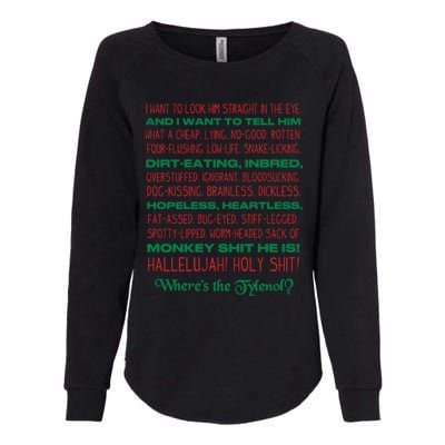 Christmas Vacation Rant Unisex Crewneck Gift Womens California Wash Sweatshirt