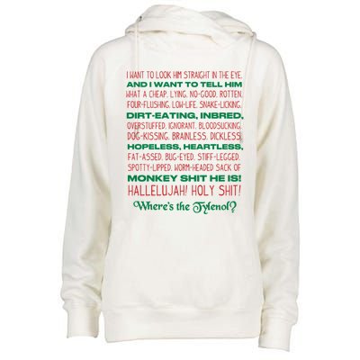 Christmas Vacation Rant Unisex Crewneck Gift Womens Funnel Neck Pullover Hood