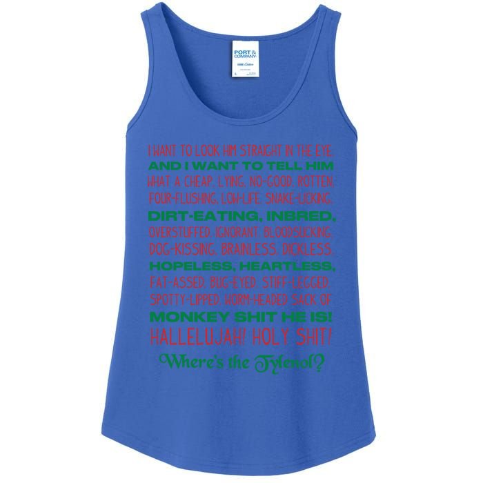 Christmas Vacation Rant Unisex Crewneck Gift Ladies Essential Tank