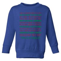 Christmas Vacation Rant Unisex Crewneck Gift Toddler Sweatshirt