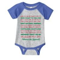 Christmas Vacation Rant Unisex Crewneck Gift Infant Baby Jersey Bodysuit