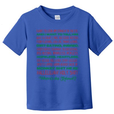 Christmas Vacation Rant Unisex Crewneck Gift Toddler T-Shirt