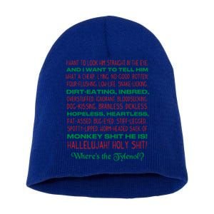 Christmas Vacation Rant Unisex Crewneck Gift Short Acrylic Beanie